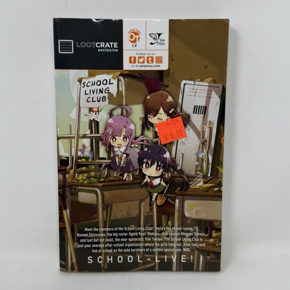 School Live! Vol 1 Manga 😂 Loot Crate English Norimitsu Kaihou (Nitroplus)
